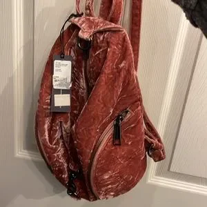 Rebecca Minkoff Medium Julian Pink Velvet Backpack Rebecca Minkoff | Bags | Rebecca Minkoff Velvet Backpack In  main image 3